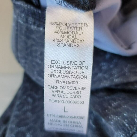 Democracy Animal Print Gray Cargo Jogger Pants Womens Large - Picture 6 of 7